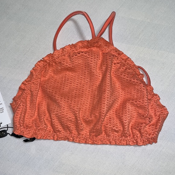 VIX Paula Hermanny Scales Halter Piping Top M - Picture 2 of 11